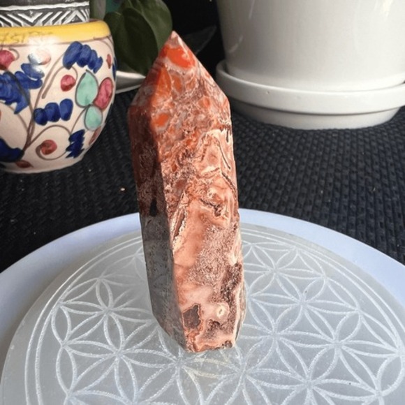 Crazy Lace‎ Agate Crystal Tower | Energy Healing Home Décor Spiritual Cleansing - Picture 5 of 14